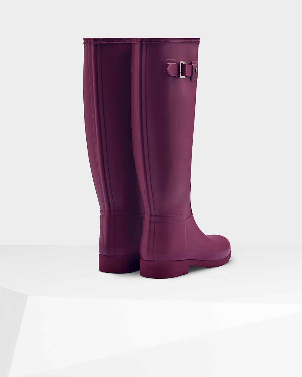 Womens Hunter Refined Slim Fit - Tall Rain Boots Purple - 5140-XOYKA